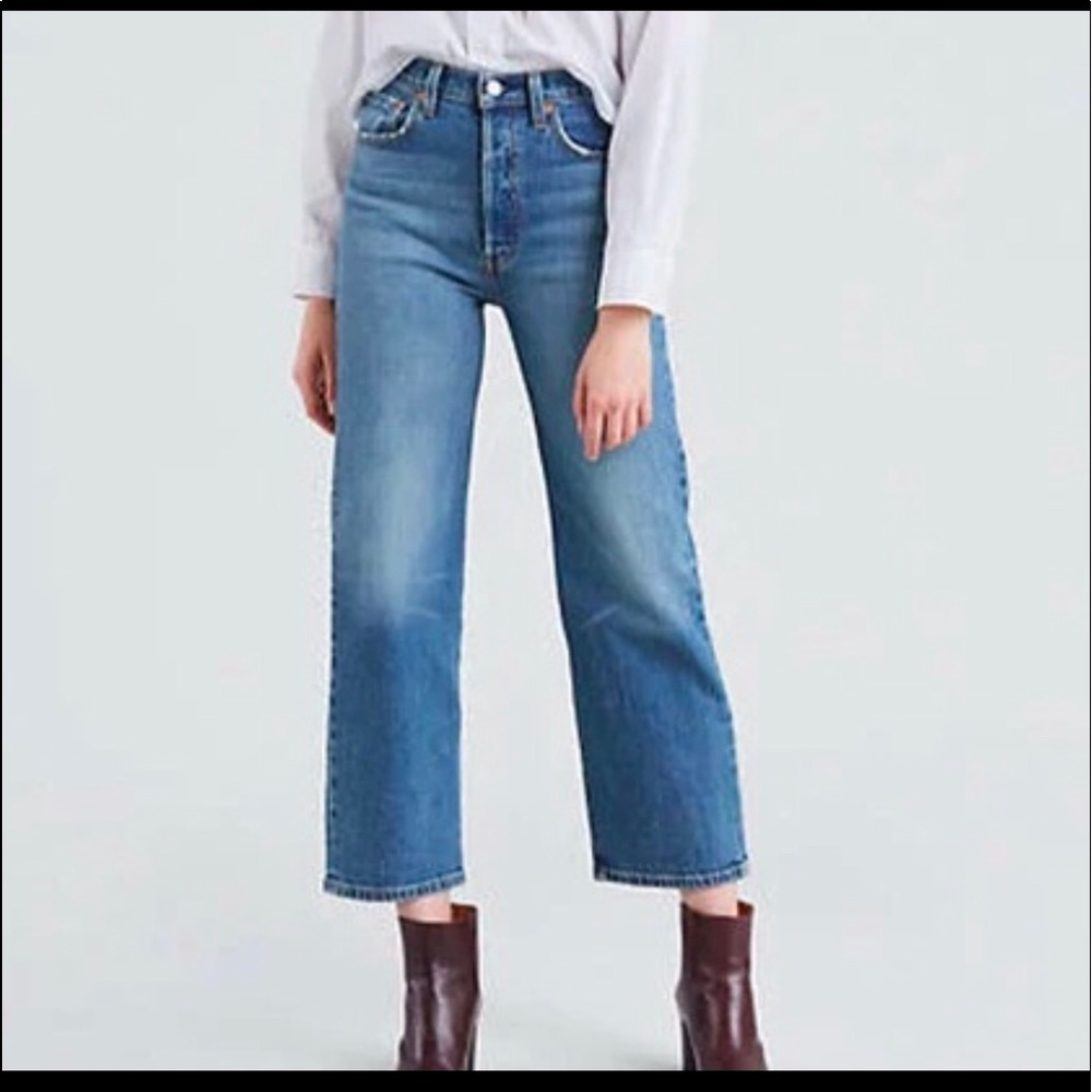 Levi's ribcage straight ankle jean